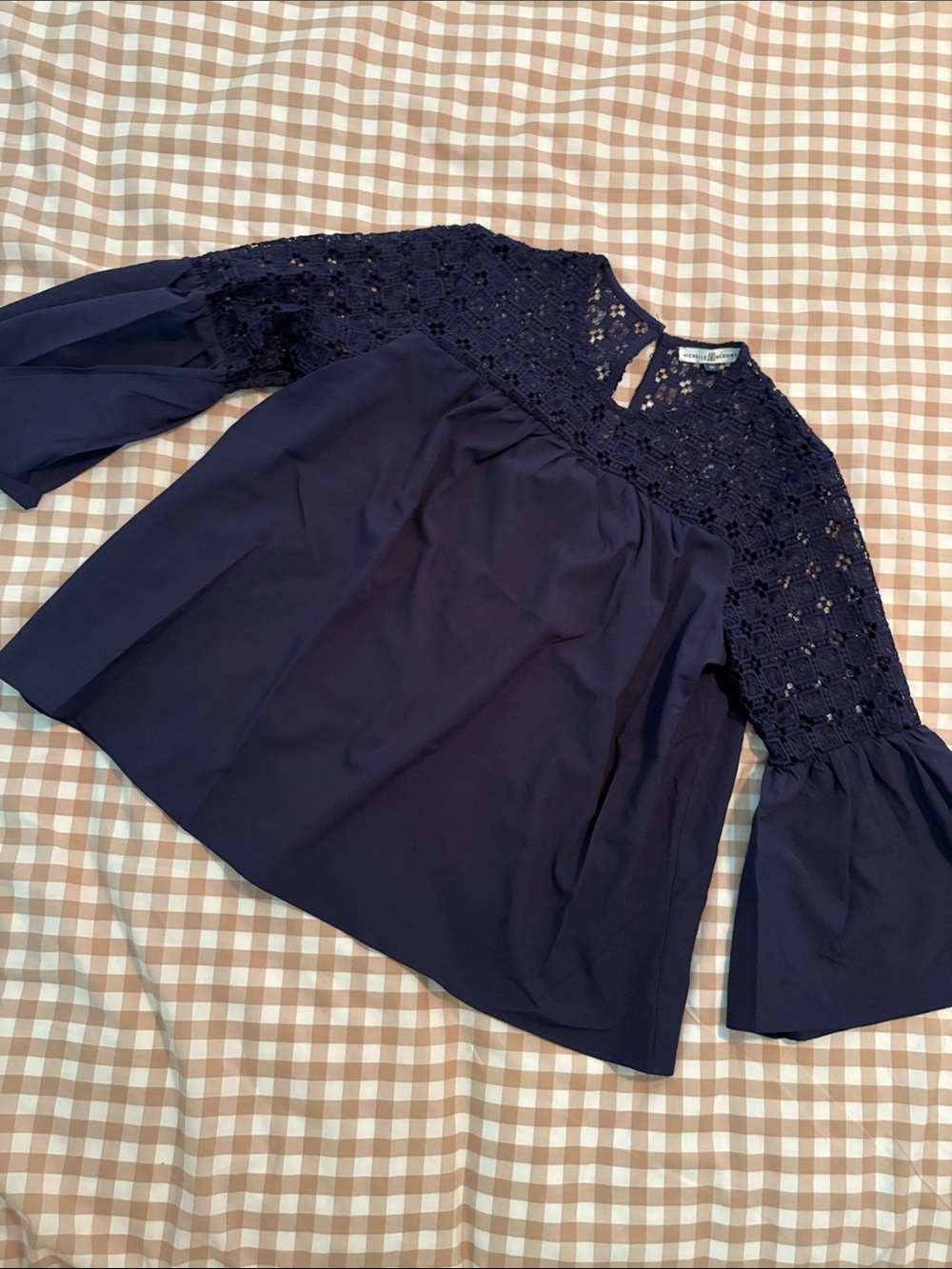 Michelle McDowell Navy Top